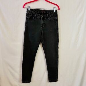 Black Celebrity Pink Jeans Midrise Ankle Length Skinny Junior Size 7/28